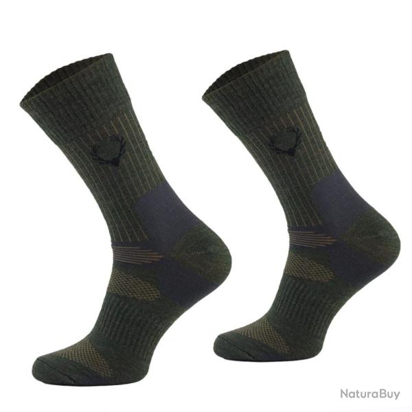 CHAUSSETTES PERFORMANCE KAKI - 47/50 - 