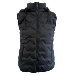 VESTE SANS MANCHES JUJU NOIRE