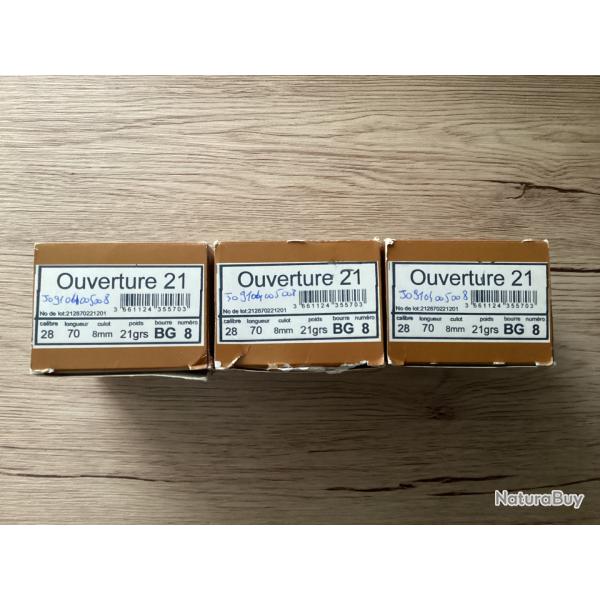 Cartouche jocker calibre 28 ouverture21 plomb n8