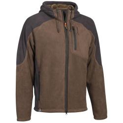 VESTE DE CHASSE POLAIRE BUFFALO MARRON PROHUNT