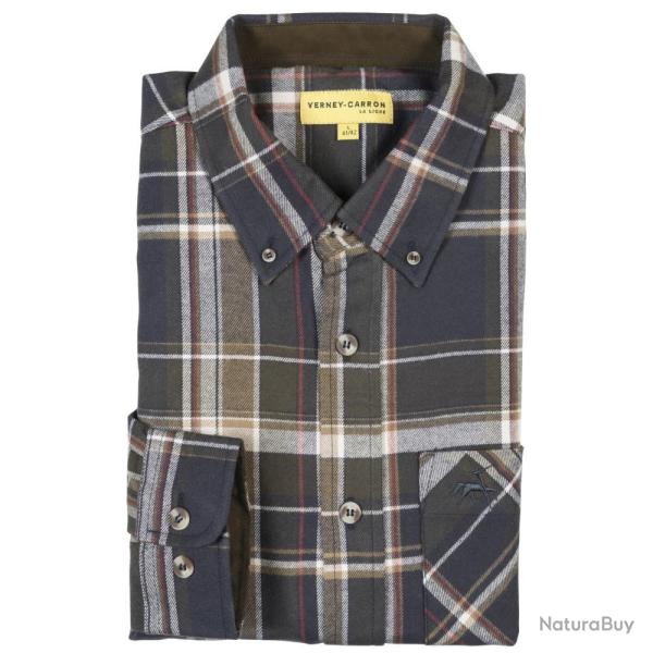 CHEMISE DE CHASSE HOMME SPRINGER CARREAUX MARRON PROHUNT