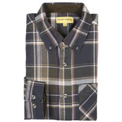 CHEMISE DE CHASSE HOMME SPRINGER CARREAUX MARRON PROHUNT