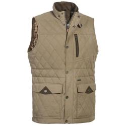 GILET DE CHASSE MATELASSE HOMME ARES TABAC CLUB INTERCHASSE