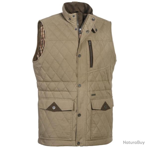 GILET DE CHASSE MATELASSE HOMME ARES TABAC CLUB INTERCHASSE