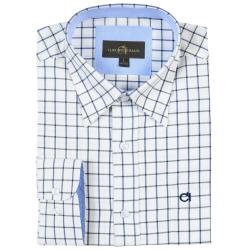 CHEMISE DE CHASSE HOMME TELEMAQUE A CARREAUX VERTS CLUB INTERCHASSE