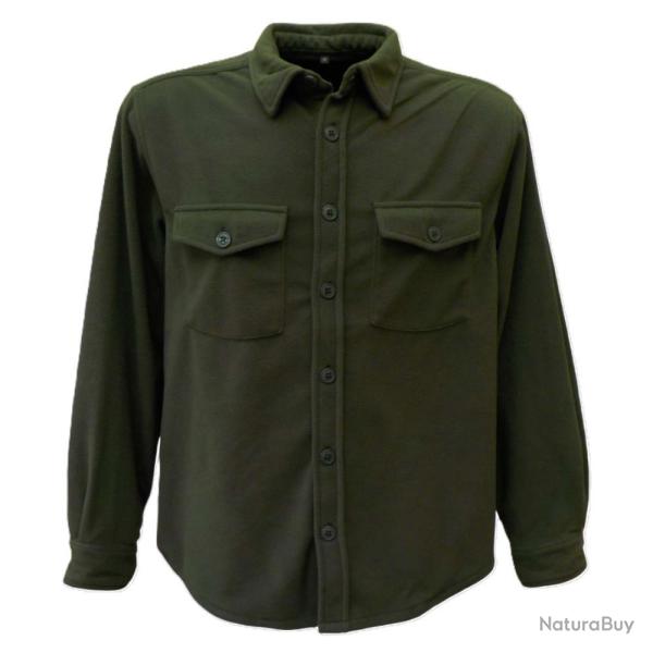 CHEMISE POLAIRE OVER UNI KAKI - 3XL - KALAHARI