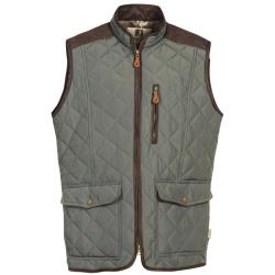 GILET DE CHASSE CHAUD HOMME STALION KAKI PERCUSSION