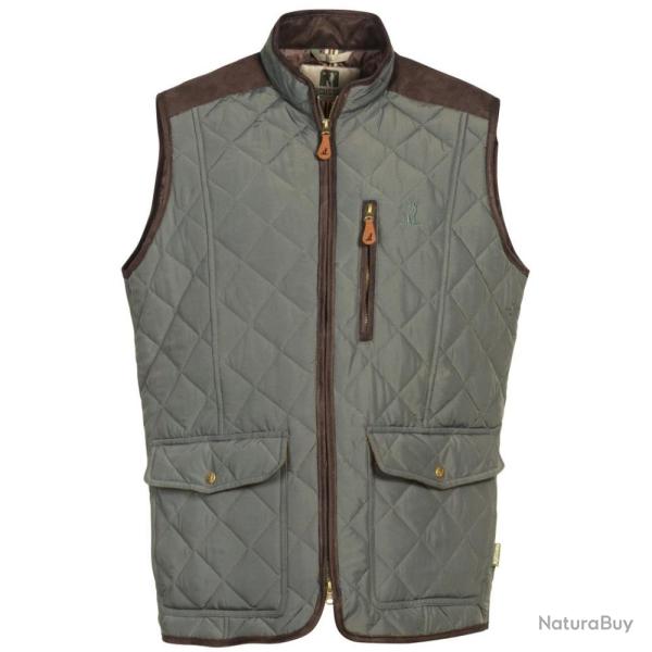 GILET DE CHASSE CHAUD HOMME STALION KAKI PERCUSSION
