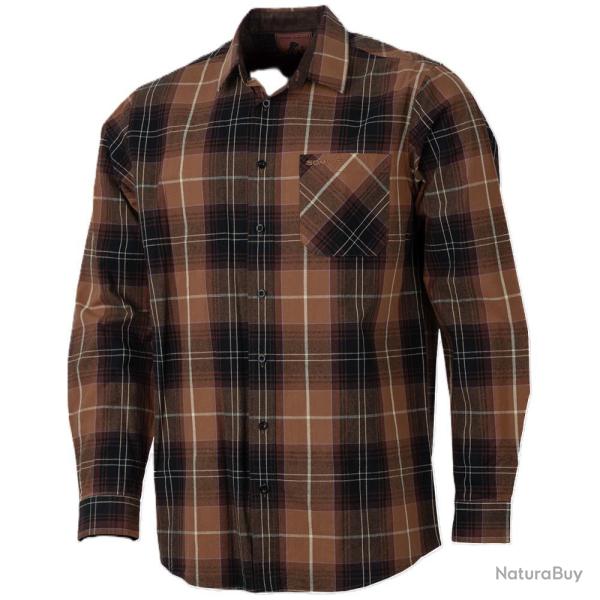 CHEMISE DE CHASSE HOMME SCANDINAVE MARRON CLAIR SOMLYS
