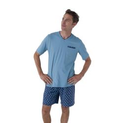 PYJASHORT HOMME JERSEY BLEU ADRIATIC - M - DAMARTSPORT