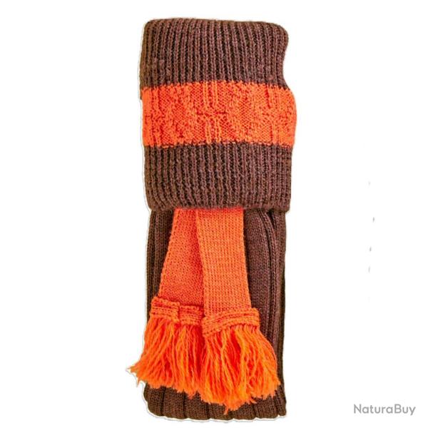 CHAUSSETTE BYRON + GARTER PECAN - 43/45 - PENNINE