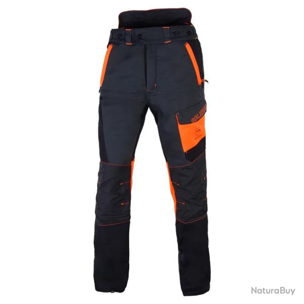 PANTALON DE TRAVAIL SCIE A CHAINE COMFY GRIS CL1 - 3XL - SOLIDUR