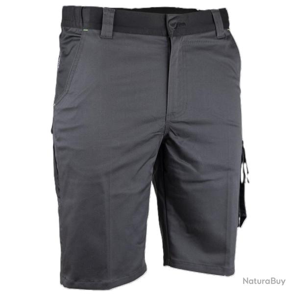 BERMUDA DE TRAVAIL DEDALE GRIS NOIR - 44 - LMA