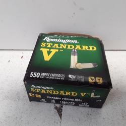 Boite de 550 balles vrac Remington STANDARD V cal.22lr TOP PRODUIT A SAISIR