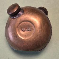 Huillier militaire Urss Mosin Nagant  marquages russe,en laiton a deux compartiments ,