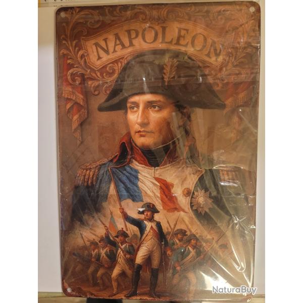 COLLECTION NAPOLEON R�plique sur Plaque M�tal NEUVE est un militaire et homme d'ETAT Fran�ais