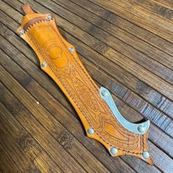 BEAU FOURREAU EN CUIR POUR COUTEAU FINLANDAIS PUUKKO PUKO