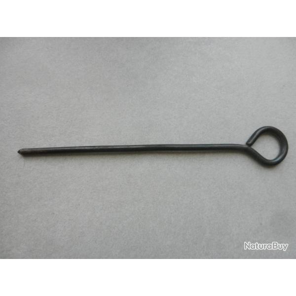 baguette de nettoyage pour pistolet ou revolver militaire.