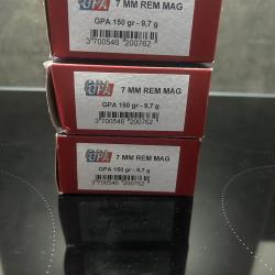 2 boites de balles GPA 7 mm 150g neuf
