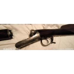 Fusil idéal 3R Cat D. Breveté 16/70 juxtaposé jaspe. Brevet de 1887. Fabriquer autour de 1935.