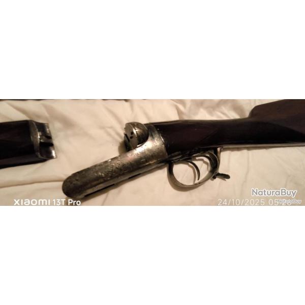 Fusil idal 3R Cat D. Brevet 16/70 juxtapos jaspe. Brevet de 1887. Fabriquer autour de 1935.