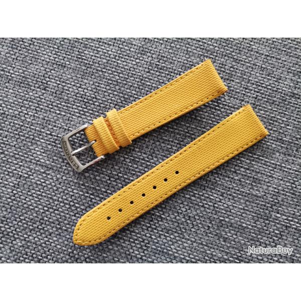 Bracelet jaune de montre Certina 18 mm neuf