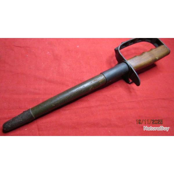 nettoyeur tranche US trench knife 1917 premire seconde guerre couteau ww1 ww2 poignard Goumier GI