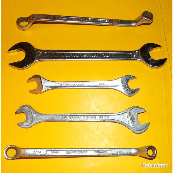 LOT DE CLES POUR VEHICULE AVEC PAN U.S POUR JEEP, DODGE , GMC etc ..... , FABRICATION FRANCAISE FACO