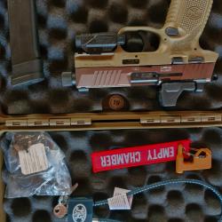 Pistolet FN HERSTAL 502 Tactical FDE 22Lr +VORTEX OPTICS Défendre CCW RED DOT+LAMPE Tactique