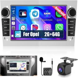 Autoradio Android 15 pour Opel Astra, Antara, Vectra, Corsa, Zafira, Meriva, Vivaro, Combo, Signum,