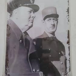 Winston Churchill-le g&eacute;n&eacute;ral de Gaulle se sont rencontr&eacute;s &agrave; plusieurs reprises au mois de juin 1940