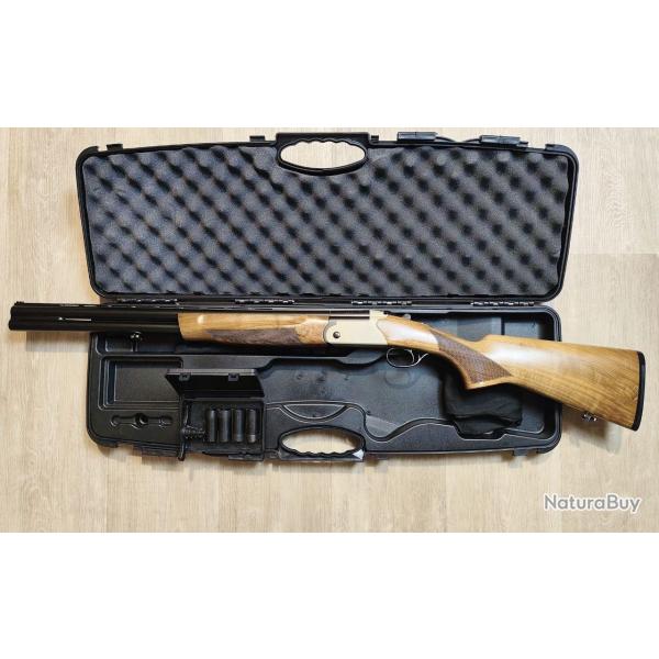 Fusil LUGER HUGLU bcassier - Cal. 12/76 - 61 cm - Chokes interchangeables (Occasion)