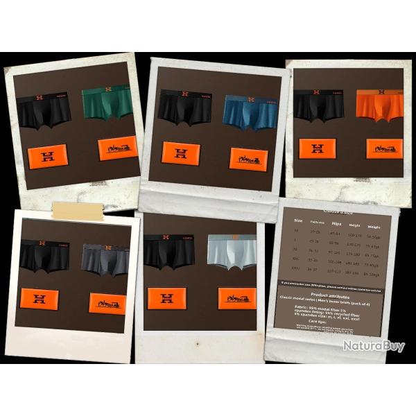 Superbe Boxer Sous Vetement de Luxe style Fashion, Modele: 2pcs