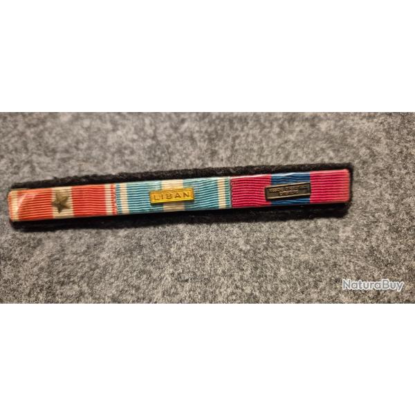 Barrette de rappel de trois m�dailles