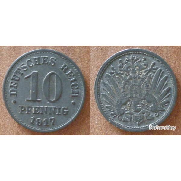 Allemagne 10 Pfennig 1917 Piece