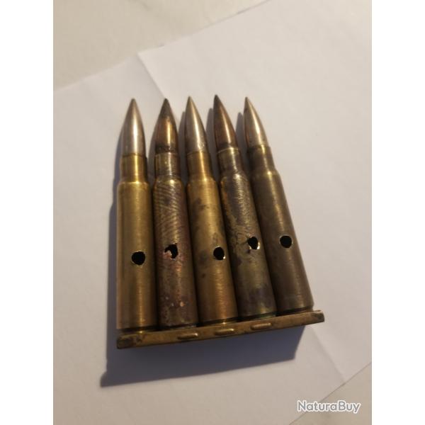 Clip 5 cartouches 7,92x57 neutralises.