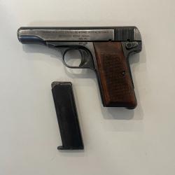 PISTOLET BROWNING FN HERSTAL MOD 1910 CAL 7,65 32ACP