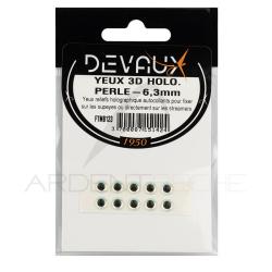 Yeux 3D DEVAUX Holo perle 3 mm