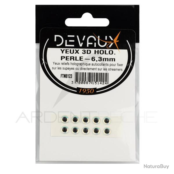 Yeux 3D DEVAUX Holo perle 4.8 mm