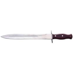DAGUE MANCHE BOIS LAMEL&Eacute; LAME 28,5CM