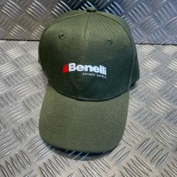 Casquette benelli vert olive kaki taille unique ajustable