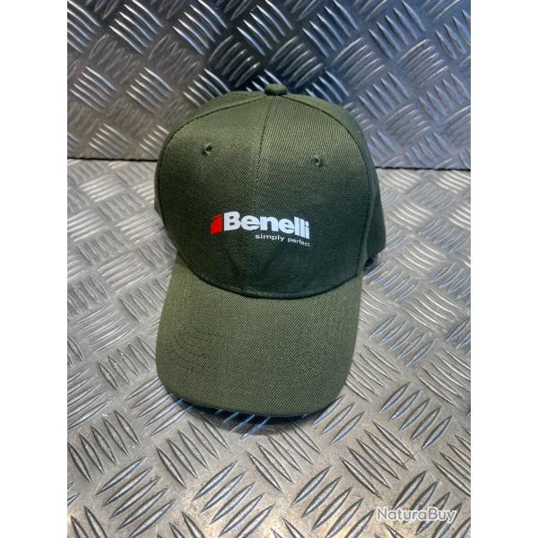 Casquette benelli vert olive kaki taille unique ajustable