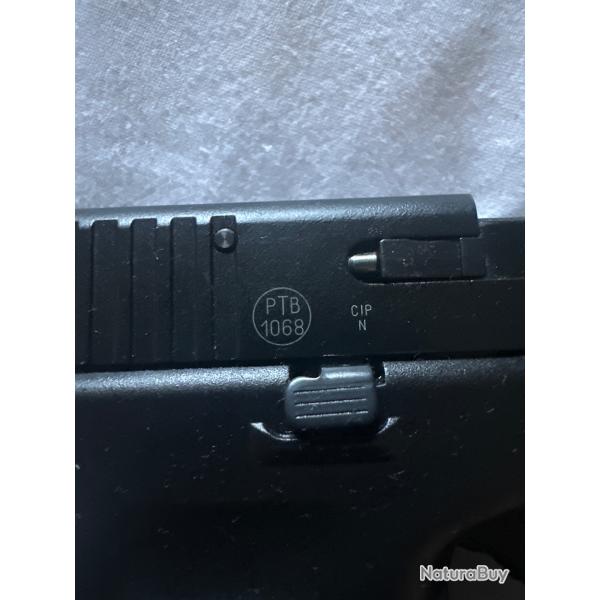Glock 17 gen5 trs peu utilis