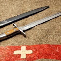 Suisse Schmidt Rubin Baïonnettes M1918 pour fusil K11 K31 7C