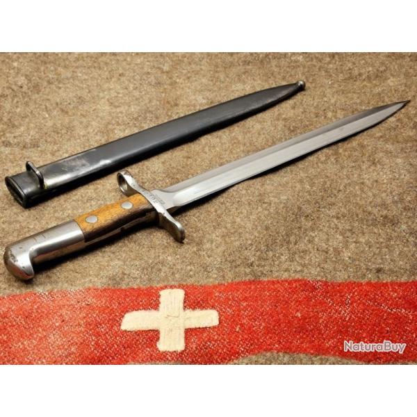 Suisse Schmidt Rubin Baonnettes M1918 pour fusil K11 K31 7C