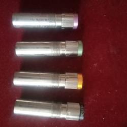 4 chokes victory calibre 20  3/4 _ 1/2 _ 1/4 _ lisse tous état neufs