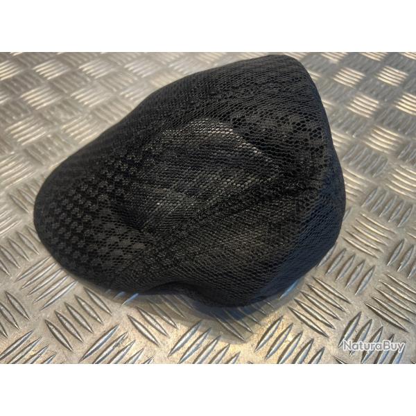 Casquette plate souple beret noir maille respirante taille unique tweed irlandais neuf