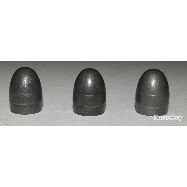 Lot de 25 balles Cal .453 (11,5 mm avec un �paulement de 11 mm � la base de la balle)