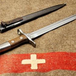 Suisse Schmidt Rubin Baïonnettes M1918 pour fusil K11 K31 10C