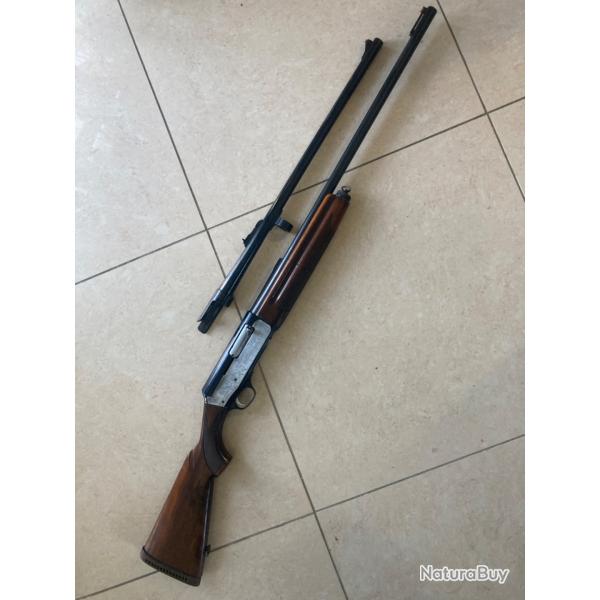 Fusil verney carron et canon slug